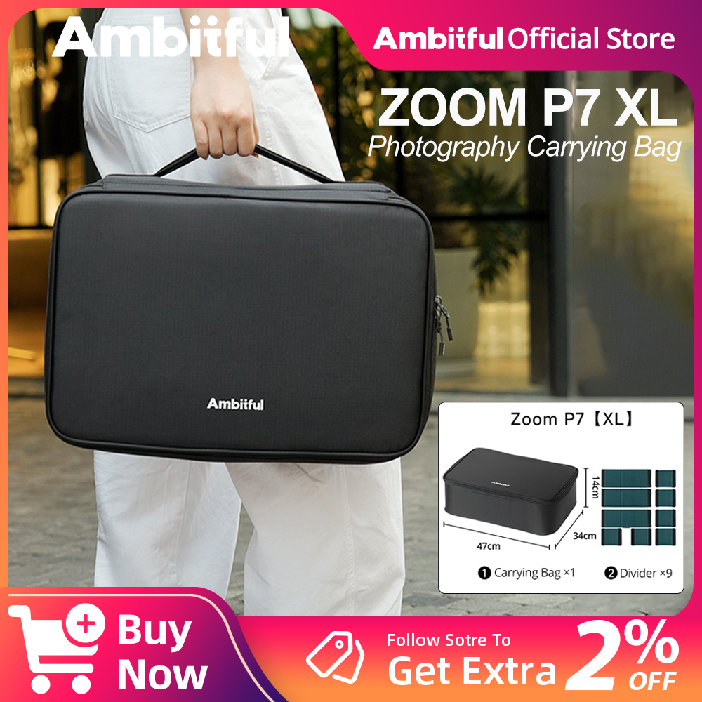 Drone Camera Professional - Ambitful ZOOM P7II XL Fotografie Opbergtas