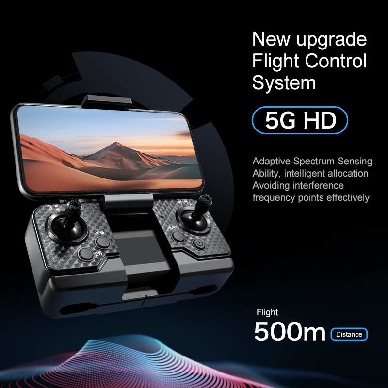 Drone Camera 4K - K811MAX borstelloze drone 4K HD Cam