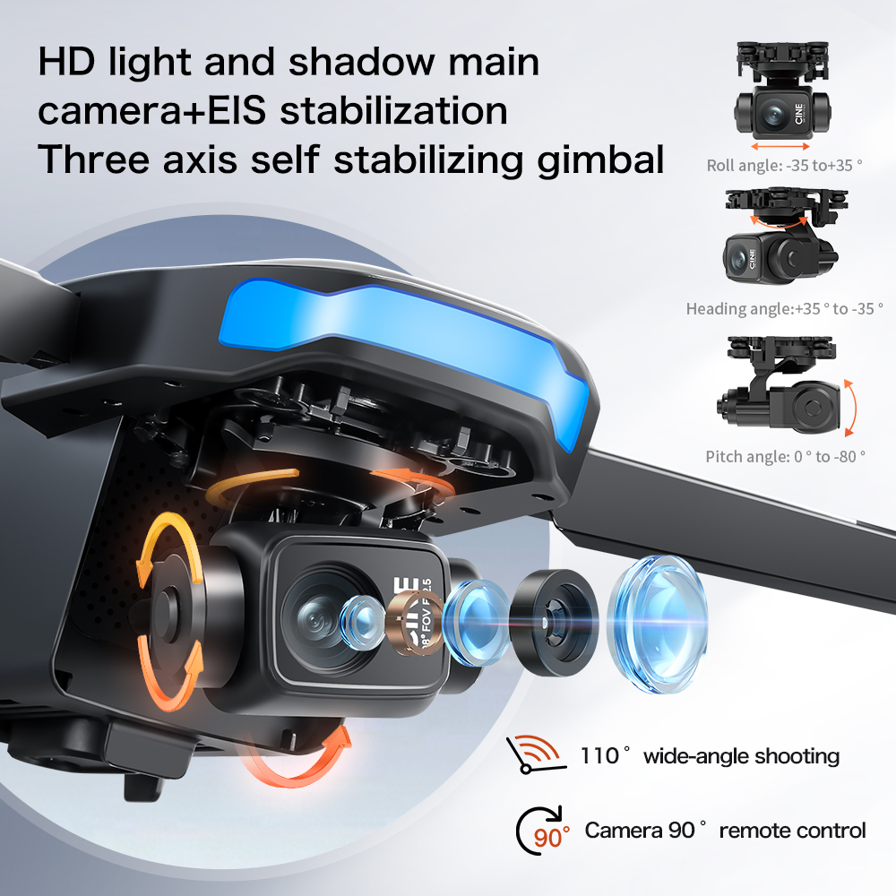 S-X1 MAX GPS-drone met 3-assig - Drone Camera Professional recensie en prijs
