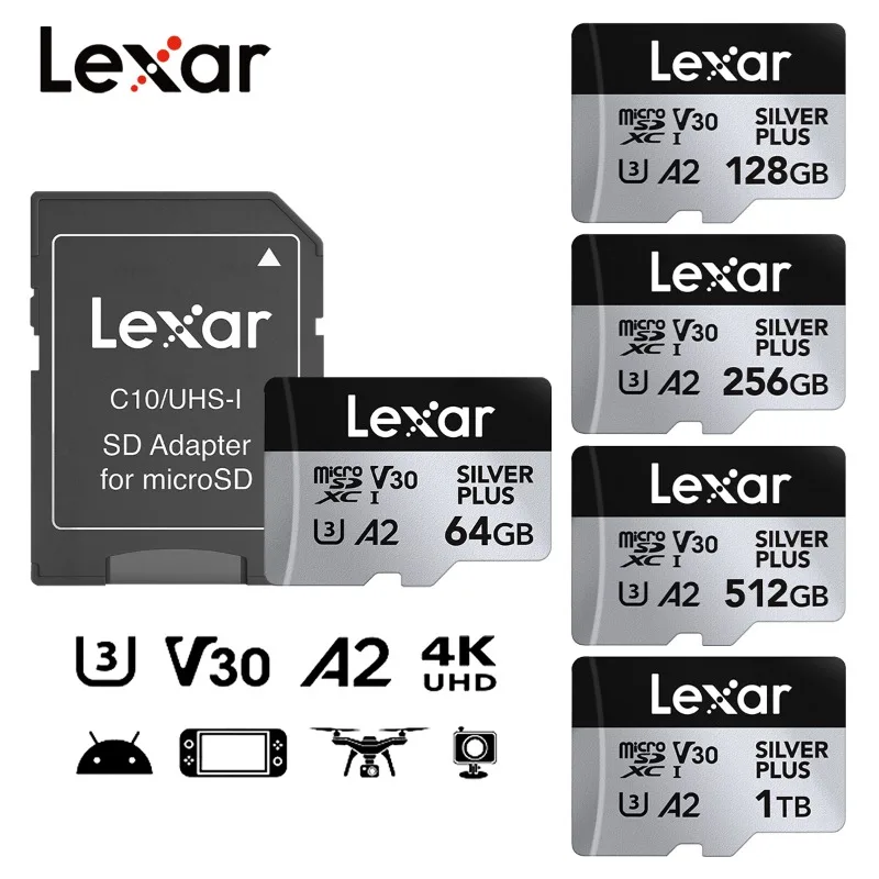 64 GB microSD-kaart, UHS-I V30 - Drone Camera Waterproof recensie en prijs