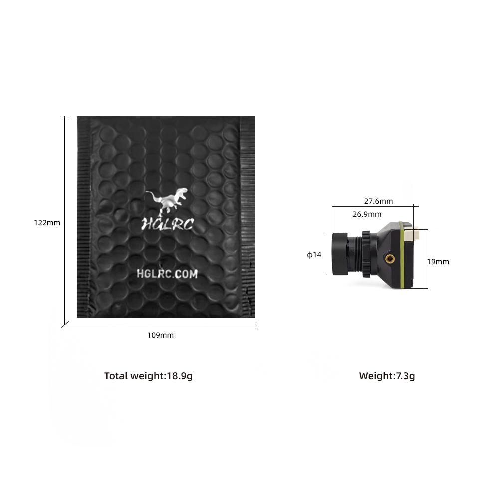 HGLRC L1 FPV-camera 1200TVL HD - Drone Camera Wide Angle recensie en prijs