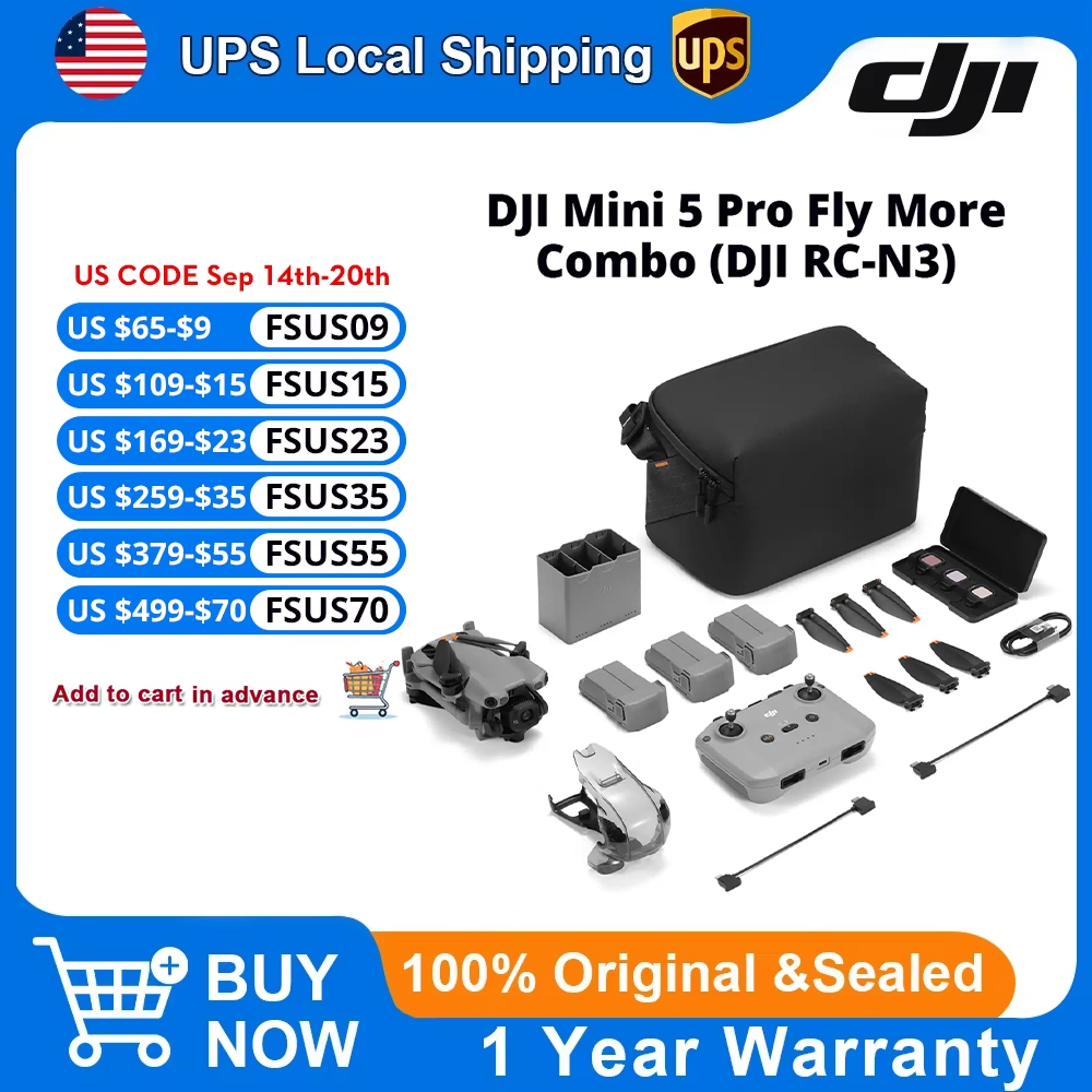 DJI Mini 5 Pro Fly More Combo  - Drone Camera Vlog recensie en prijs