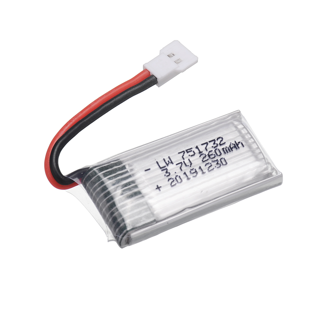 3,7V 260mAh LiPo-batterij met  - Eachine Drone E010 recensie en prijs